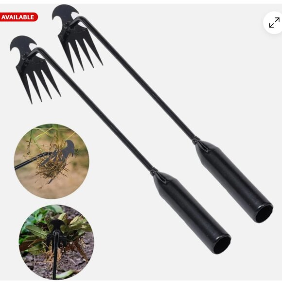 Set of 2 Weed Puller Tool Garden Pulling Tool, Portable Weeder Tool... - Picture 4 of 10